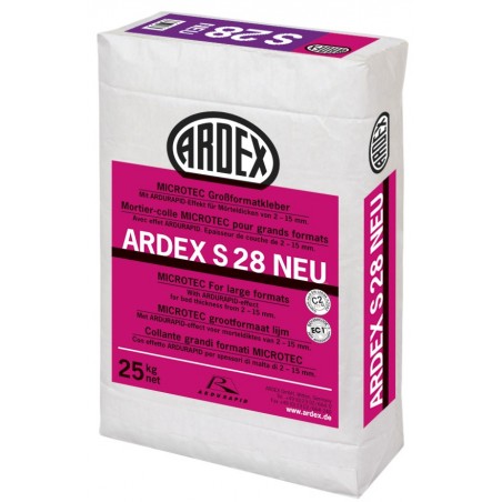 ARDEX S 28 MICROTEC klijai dideliems formatams